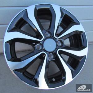 Ratlankis R15x6  4X100  ET  45  54.1  XF275  Black Polished (MB)  For HYUND  (P1)
