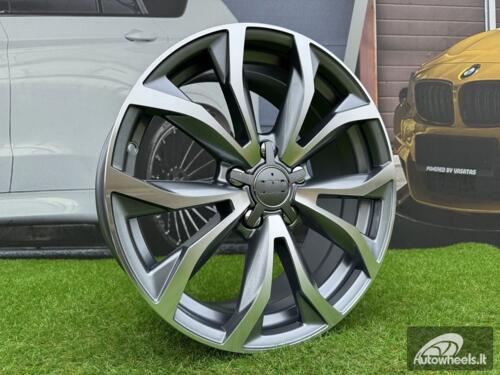 Ratlankis R17x7.5  5X112  ET  40  66.5  XF562  Grey Polished (MG)  For AUD  (R+D2)