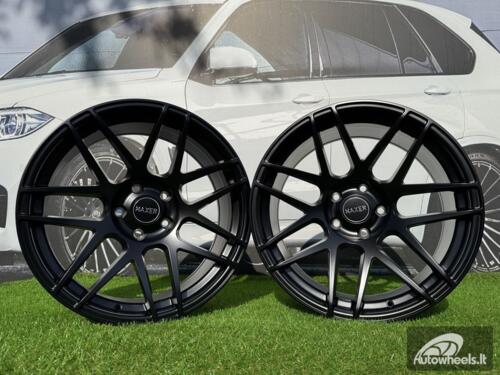 Ratlankis R19x10  5X120  ET  30  72.6  XF995  (HX022)  Black Half Matt (BLHM)  For HAXER  (K4+P1)  (Rear+Front)