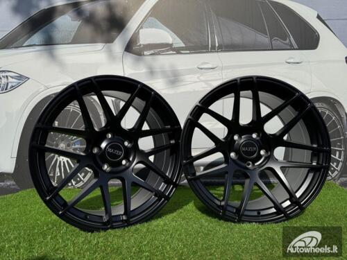 Ratlankis R19x10  5X120  ET  30  72.6  XF995  (HX022)  Black Half Matt (BLHM)  For HAXER  (K4+P1)  (Rear+Front)