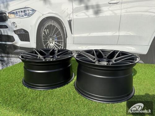 Ratlankis R19x10  5X120  ET  30  72.6  XF995  (HX022)  Black Half Matt (BLHM)  For HAXER  (K4+P1)  (Rear+Front)