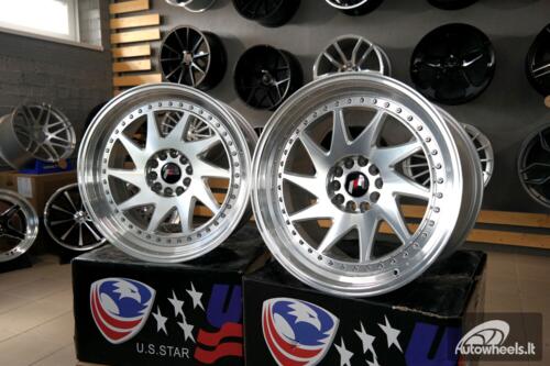 Ratlankis R20x11  5X120  ET  25  74.1  XFA39  Silver+Polished Lip (SP)  For RACIN  (K4)  ( Style ROTIFORM)