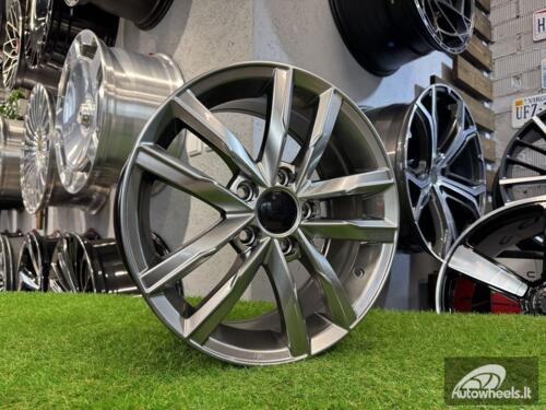 Ratlankis R16x7  5X112  ET  45  57.1  XFC61  (BK5182)  Hyper Black (HB)  For VW  (R+K2+P)
