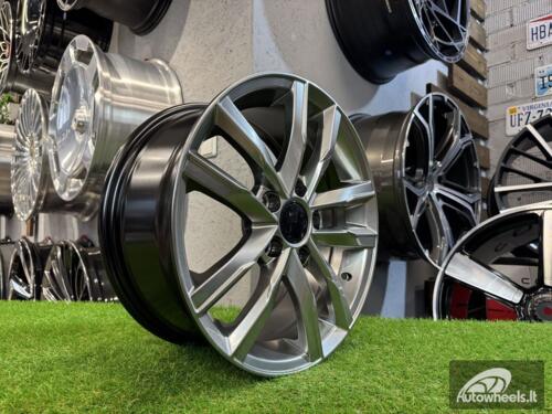Ratlankis R16x7  5X112  ET  45  57.1  XFC61  (BK5182)  Hyper Black (HB)  For VW  (R+K2+P)