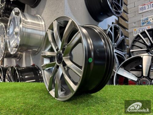 Ratlankis R16x7  5X112  ET  45  57.1  XFC61  (BK5182)  Hyper Black (HB)  For VW  (R+K2+P)