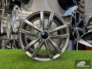 Ratlankis R16x7  5X112  ET  45  57.1  XFC61  (BK5182)  Hyper Black (HB)  For VW  (R+K2+P)