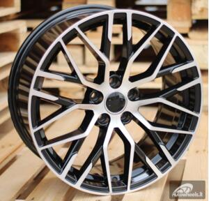 Ratlankis R18x8  5X112  ET  35  66.5  XFE30  (BY1373)  Black Polished (MB)  For AUD  (P1+P)