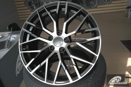 Ratlankis R20x9  5X112  ET  35  66.5  XFE30  (BY1373)  Black Polished (MB)  For AUD  (P1+P+Z2)