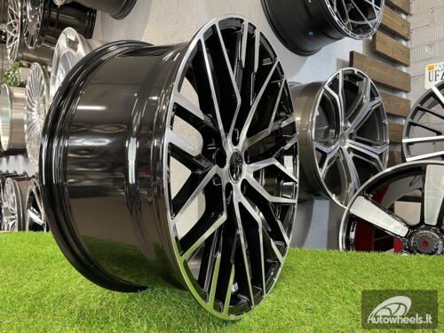 Ratlankis R19x8.5  5X112  ET  39  66.5  XFE30  (BY1373)  Black Polished (MB)  For AUD  (Z3)