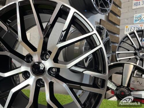 Ratlankis R18x8  5X112  ET  40  66.5  XFE30  (BY1373)  Black Polished (MB)  For AUD  (Z2)