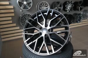 Ratlankis R18x8  5X112  ET  40  66.5  XFE30  (BY1373)  Black Polished (MB)  For AUD  (Z2)