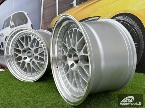 Ratlankis R19x9.5  5X120  ET  22  74.1  XFE55  Silver+Polished Lip (SP)  For BMW  (P1)  (BBS Style REAR+FRONT)