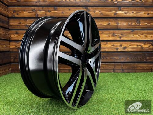 Ratlankis R19x8  5X112  ET  52  66.6  XFE69  Black Polished (MB)  For MER  (P2)  (V-Class/Vito(Max load 980kg))