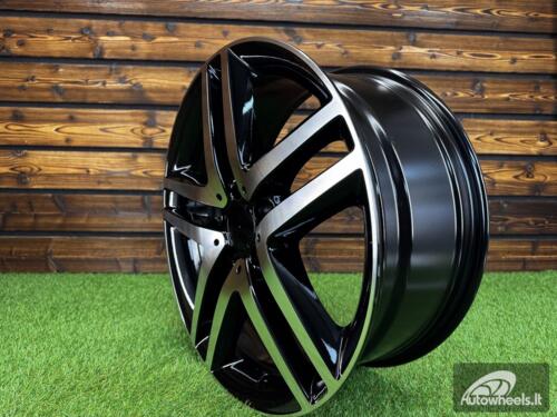 Ratlankis R19x8  5X112  ET  52  66.6  XFE69  Black Polished (MB)  For MER  (P2)  (V-Class/Vito(Max load 980kg))