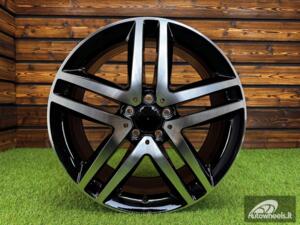 Ratlankis R19x8  5X112  ET  52  66.6  XFE69  Black Polished (MB)  For MER  (P2)  (V-Class/Vito(Max load 980kg))