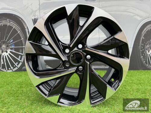 Ratlankis R16x6.5  5X114.3  ET  40  60.1  XFE89  Black Polished (MB)  For TOYOT  (R)