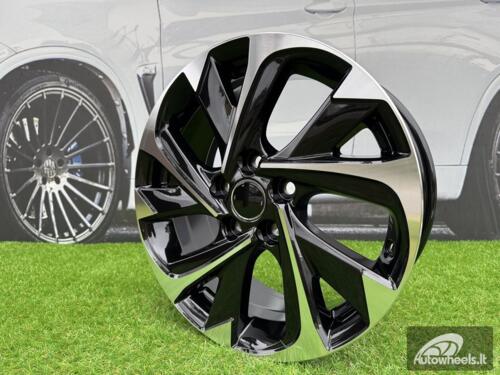 Ratlankis R16x6.5  5X114.3  ET  40  60.1  XFE89  Black Polished (MB)  For TOYOT  (R+P2)