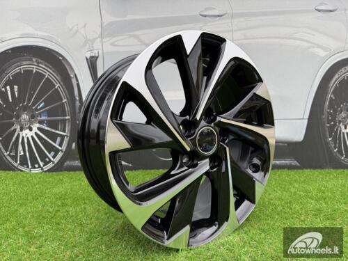 Ratlankis R16x6.5  5X114.3  ET  40  60.1  XFE89  Black Polished (MB)  For TOYOT  (R+P2)