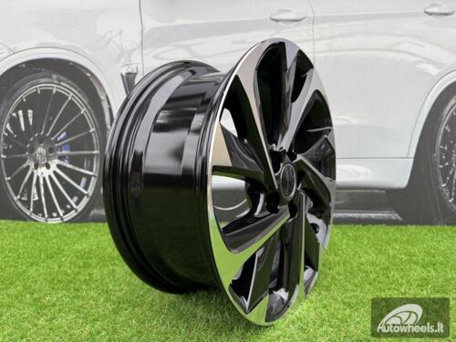 Ratlankis R16x6.5  5X114.3  ET  40  60.1  XFE89  Black Polished (MB)  For TOYOT  (R+P2)