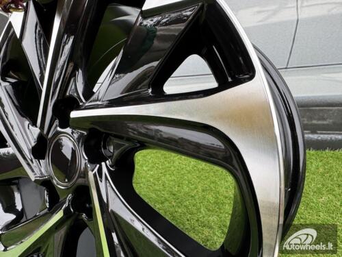 Ratlankis R16x6.5  5X114.3  ET  40  60.1  XFE89  Black Polished (MB)  For TOYOT  (R+P2)