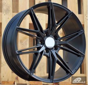 Ratlankis R18x8  5X108  ET  40  67.1  Y0036  Black Half Matt (BLHM)  For RACIN  (K2)