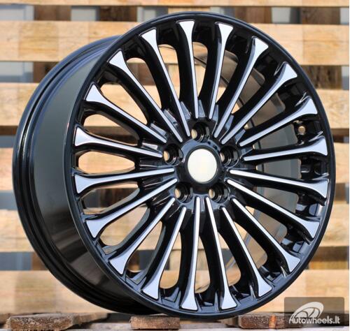 Ratlankis R18x8  5X108  ET  55  63.4  Y0056  Black Polished (MB)  For FORD  (D4)