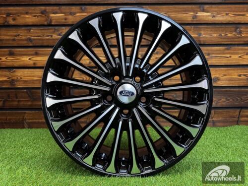 Ratlankis R18x8  5X108  ET  55  63.4  Y0056  Black Polished (MB)  For FORD  (R)