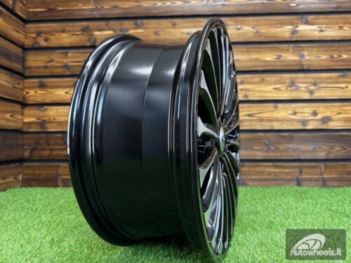 Ratlankis R18x8  5X108  ET  55  63.4  Y0056  Black Polished (MB)  For FORD  (R)