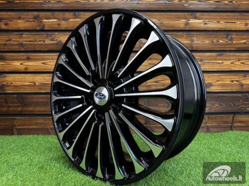 Ratlankis R18x8  5X108  ET  55  63.4  Y0056  Black Polished (MB)  For FORD  (R)