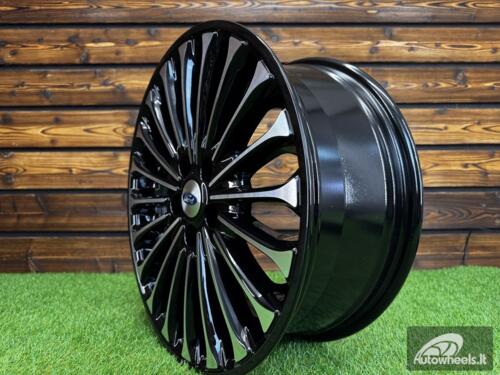 Ratlankis R18x8  5X108  ET  55  63.4  Y0056  Black Polished (MB)  For FORD  (R)