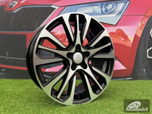 Ratlankis R17x7  5X114.3  ET  43  66.1  Y0057  Black Polished (MB)  For RENAU  (R)  ()