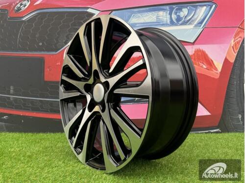 Ratlankis R17x7  5X114.3  ET  37  66.1  Y0057  Black Polished (MB)  For RENAU  (R)
