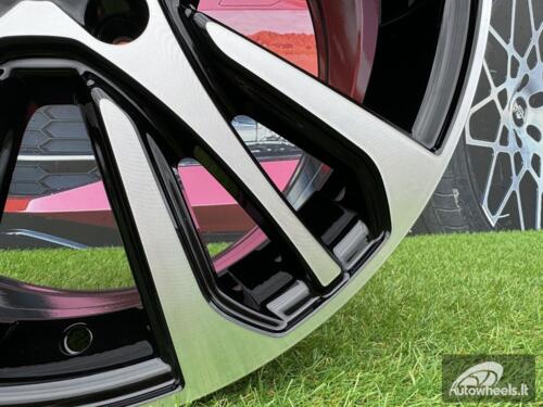 Ratlankis R17x7  5X114.3  ET  37  66.1  Y0057  Black Polished (MB)  For RENAU  (R)