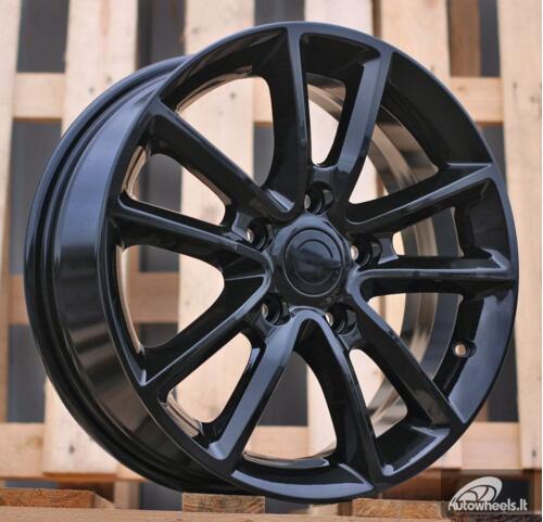 Ratlankis R17x6.5  5X127  ET  40  71.6  Y0062  Black (BL)  For CHRYS  (D3)