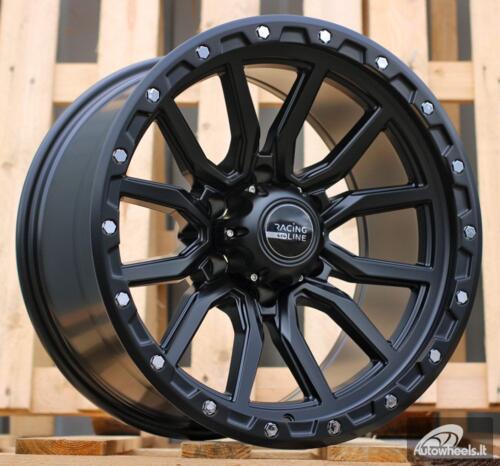 Ratlankis R18x10  6X139.7  ET  M18  110.1  Y0156  Black Half Matt (BLHM)  For 4X4  (K4)