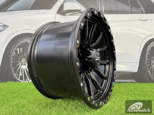 Ratlankis R18x10  6X139.7  ET  M18  110.1  Y0156  Black Half Matt (BLHM)  For 4X4  (R)