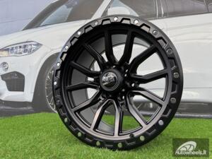 Ratlankis R18x10  6X139.7  ET  M18  110.1  Y0156  Black Half Matt (BLHM)  For 4X4  (R)