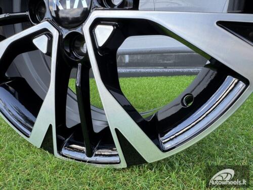 Ratlankis R15x6  4X100  ET  51  54.1  Y1127  Black Polished (MB)  For KIA  (R+L1)