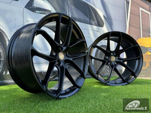 Ratlankis R21x10  5X112  ET  19  66.5  Y5985B  Black Half Matt (BLHM)  For PORCH  (K4)  ((Front+Rear) NEW Model)