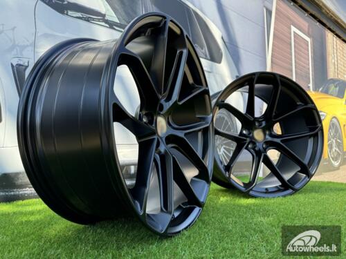 Ratlankis R21x10  5X112  ET  19  66.5  Y5985B  Black Half Matt (BLHM)  For PORCH  (K4)  ((Front+Rear) NEW Model)