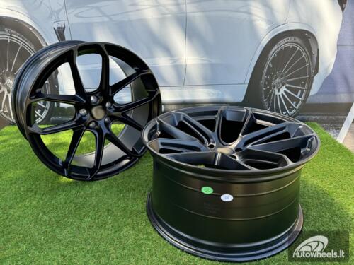 Ratlankis R21x9.5  5X112  ET  26  66.5  Y5985B  Black Half Matt (BLHM)  For PORCH  (K4)  ((Front+Rear) NEW Model)