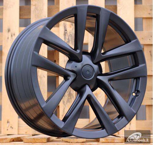 Ratlankis R21x9.5  5X120  ET  40  64.1  YF5591  Black Half Matt (BLHM)  For TESLA  (K7+Z5)  (HYBRID FORGED (Model S)(Rear+Front))