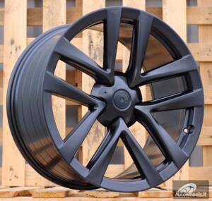 Ratlankis R21x9.5  5X120  ET  40  64.1  YF5591  Black Half Matt (BLHM)  For TESLA  (K7+Z5)  (HYBRID FORGED (Model S)(Rear+Front))