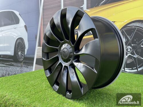 Ratlankis R20x9  5X114.3  ET  34  64.1  YS214  Black Half Matt (BLHM)  For TESLA  (K4+K2+P)  (HYBRID FORGED (Model 3))