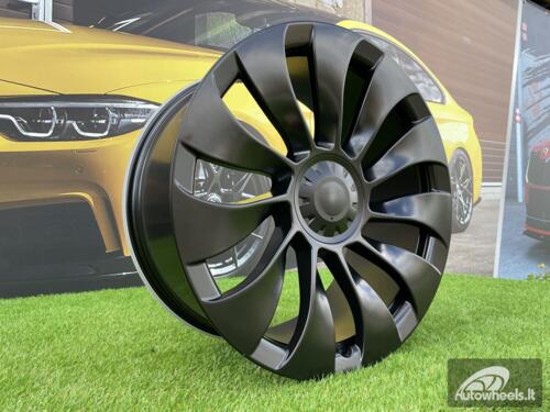 Ratlankis R21x10.5  5X114.3  ET  48  64.1  YS214  (BY1798)  Black Half Matt (BLHM)  For TESLA  (P+Z3)  (Model Y (Rear+Front))