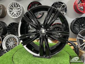 Ratlankis R18x8  5X112  ET  41  57.1  B5293  Black (BL)  For VW  (P2)