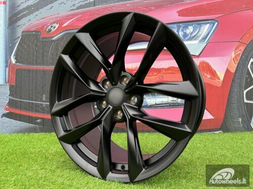 Ratlankis R18x8.5  5X114.3  ET  40  64.1  Y1168  Black Half Matt (BLHM)  For TESLA  (K4)  (Model 3)