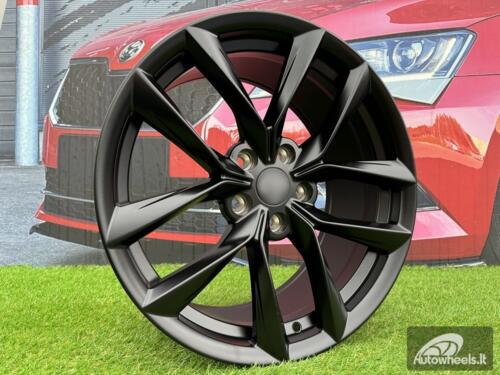 Ratlankis R18x8.5  5X114.3  ET  40  64.1  Y1168  Black Half Matt (BLHM)  For TESLA  (K4)  (Model 3)