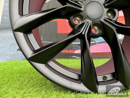 Ratlankis R18x8.5  5X114.3  ET  40  64.1  Y1168  Black Half Matt (BLHM)  For TESLA  (K4)  (Model 3)