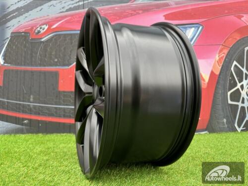 Ratlankis R18x8.5  5X114.3  ET  40  64.1  Y1168  Black Half Matt (BLHM)  For TESLA  (K4+P)  (Model 3)